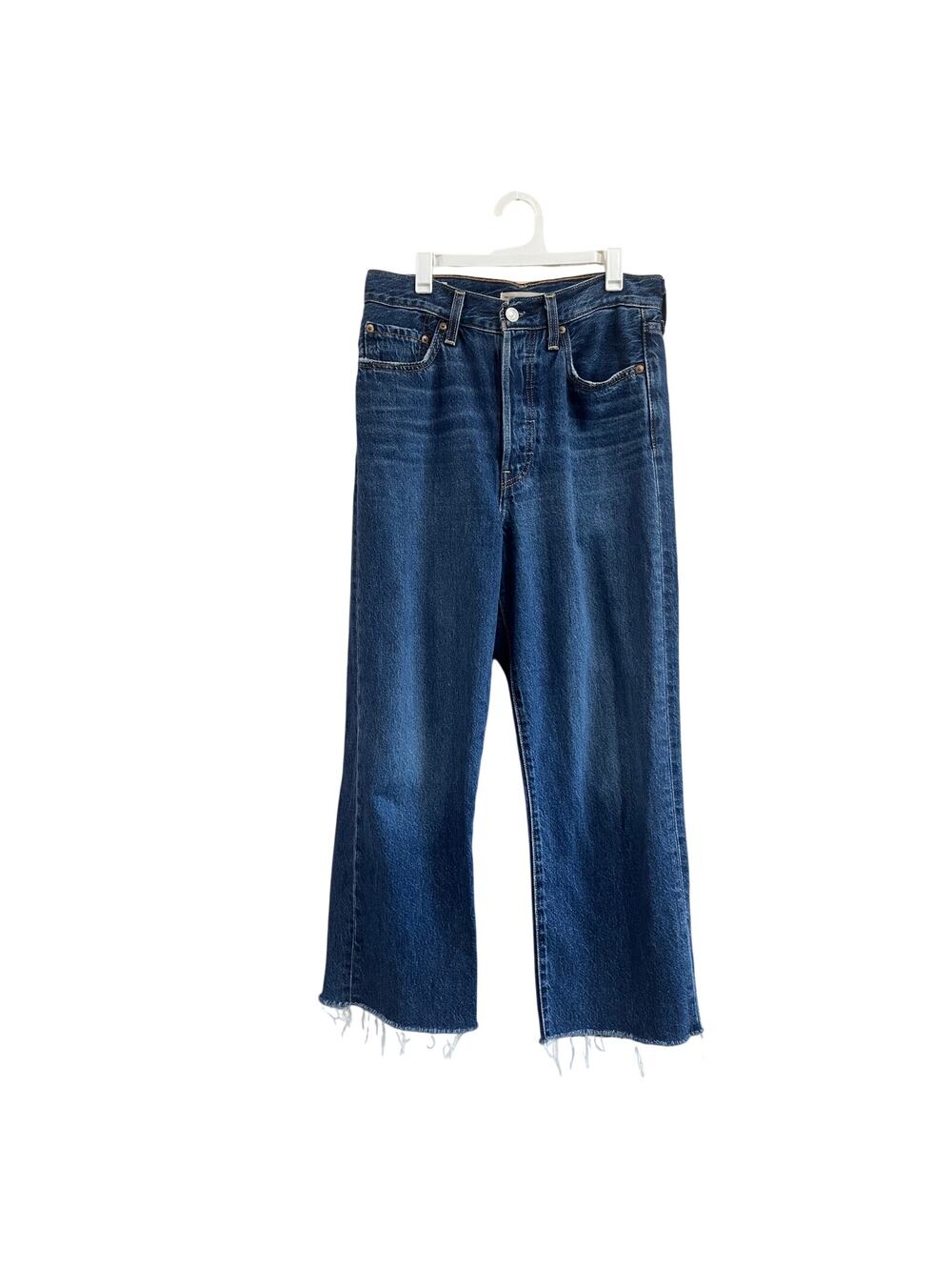 Levi’s Ribcage Straight Ankle Jeans‎ High Rise Cropped Denim Size 27